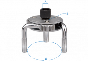 CHIAVE PER FILTRO OLIO A TRE GAMBE