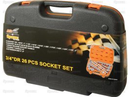 3/4'' Serie di chiavi a bussola (26pz.)