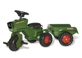 Triciclo Fendt 314 Vario con rimorchio